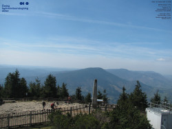 Pohled na jihozápad, Smrk