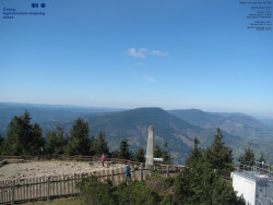 Pohled na jihozápad, Smrk