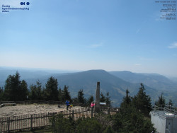 Pohled na jihozápad, Smrk