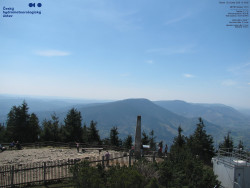 Pohled na jihozápad, Smrk