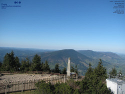 Pohled na jihozápad, Smrk