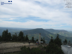 Pohled na jihozápad, Smrk