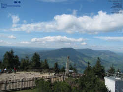 Pohled na jihozápad, Smrk