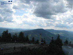 Pohled na jihozápad, Smrk