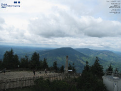 Pohled na jihozápad, Smrk