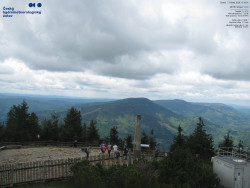 Pohled na jihozápad, Smrk
