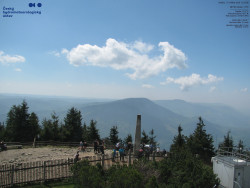 Pohled na jihozápad, Smrk