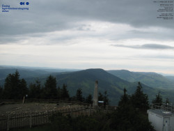 Pohled na jihozápad, Smrk