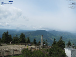 Pohled na jihozápad, Smrk