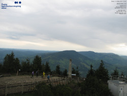 Pohled na jihozápad, Smrk