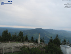 Pohled na jihozápad, Smrk