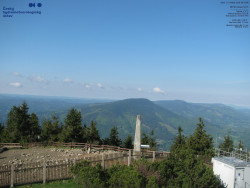 Pohled na jihozápad, Smrk