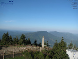 Pohled na jihozápad, Smrk