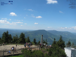 Pohled na jihozápad, Smrk