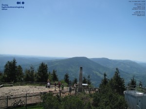 Lysá hora - Pohled na jihozápad, Smrk - 26.5.2026 v 13:45 Lysá hora - Pohled na jihozápad, Smrk - 26.5.2026 v 13:45