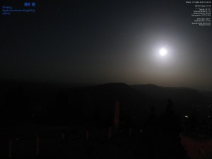 Lysá hora - Pohled na jihozápad, Smrk - 27.5.2026 v 01:45 Lysá hora - Pohled na jihozápad, Smrk - 27.5.2026 v 01:45
