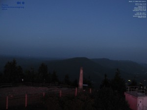 Lysá hora - Pohled na jihozápad, Smrk - 27.5.2026 v 03:45 Lysá hora - Pohled na jihozápad, Smrk - 27.5.2026 v 03:45