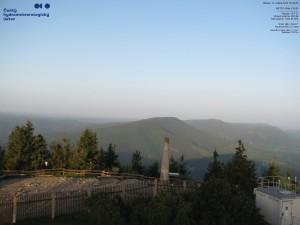 Lysá hora - Pohled na jihozápad, Smrk - 27.5.2026 v 05:45 Lysá hora - Pohled na jihozápad, Smrk - 27.5.2026 v 05:45