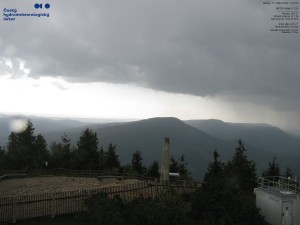 Lysá hora - Pohled na jihozápad, Smrk - 27.5.2026 v 13:30 Lysá hora - Pohled na jihozápad, Smrk - 27.5.2026 v 13:30