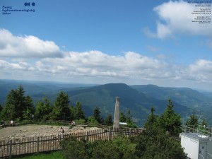 Kahlberg - Blick nach Südwesten, Smrk - 16.6.2026 v 10:47 Kahlberg - Blick nach Südwesten, Smrk - 16.6.2026 v 10:47