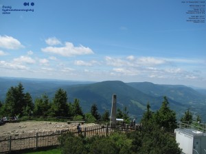 Kahlberg - Blick nach Südwesten, Smrk - 16.6.2026 v 11:45 Kahlberg - Blick nach Südwesten, Smrk - 16.6.2026 v 11:45