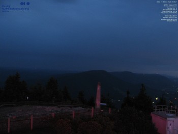 Blick nach Südwesten, Smrk