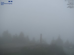 Lysá hora - Blick nach Südwesten, Smrk - 17.6.2026 v 08:33