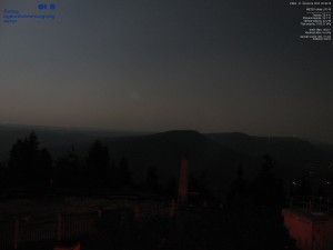 Lysá hora - Pohled na jihozápad, Smrk - 31.7.2026 v 02:45 Lysá hora - Pohled na jihozápad, Smrk - 31.7.2026 v 02:45