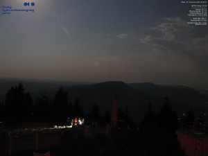 Lysá hora - Pohled na jihozápad, Smrk - 31.7.2026 v 03:45 Lysá hora - Pohled na jihozápad, Smrk - 31.7.2026 v 03:45
