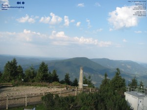 Lysá hora - Pohled na jihozápad, Smrk - 31.7.2026 v 07:45 Lysá hora - Pohled na jihozápad, Smrk - 31.7.2026 v 07:45