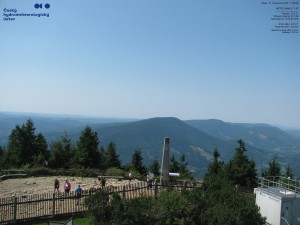 Lysá hora - Pohled na jihozápad, Smrk - 31.7.2026 v 11:45 Lysá hora - Pohled na jihozápad, Smrk - 31.7.2026 v 11:45