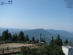 View to the southwest, Smrk