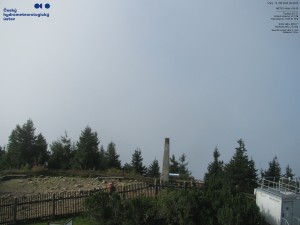 Lysá hora - View to the southwest, Smrk - 15.9.2026 v 09:45 Lysá hora - View to the southwest, Smrk - 15.9.2026 v 09:45
