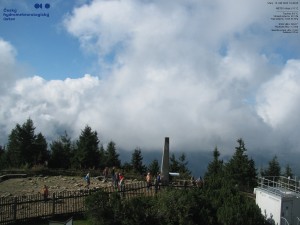 Lysá hora - View to the southwest, Smrk - 15.9.2026 v 10:45 Lysá hora - View to the southwest, Smrk - 15.9.2026 v 10:45