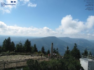 Lysá hora - View to the southwest, Smrk - 15.9.2026 v 12:45 Lysá hora - View to the southwest, Smrk - 15.9.2026 v 12:45