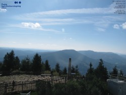 View to the southwest, Smrk