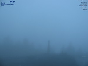Lysá hora - View to the southwest, Smrk - 30.10.2026 v 06:45