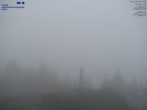 Lysá hora - View to the southwest, Smrk - 30.10.2026 v 13:45