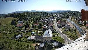 Obec Mikulovice - Pohled na Jeseniky - 14.6.2025 v 15:45