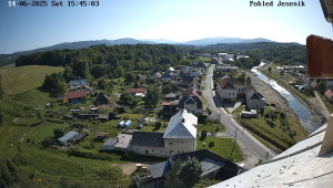 Obec Mikulovice - Pohled na Jeseniky - 14.6.2025 v 16:45