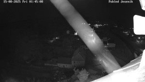 Obec Mikulovice - Pohled na Jeseniky - 15.8.2025 v 02:45