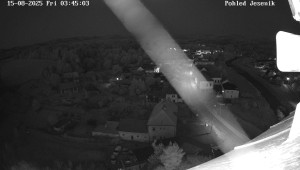 Obec Mikulovice - Pohled na Jeseniky - 15.8.2025 v 04:45