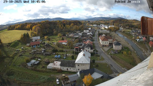 Obec Mikulovice - Pohled na Jeseniky - 29.10.2025 v 10:45 Obec Mikulovice - Pohled na Jeseniky - 29.10.2025 v 10:45