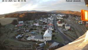 Obec Mikulovice - Pohled na Jeseniky - 20.12.2025 v 08:15
