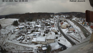 Obec Mikulovice - Pohled na Jeseniky - 30.12.2025 v 14:45 Obec Mikulovice - Pohled na Jeseniky - 30.12.2025 v 14:45