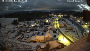 Obec Mikulovice - Pohled na Jeseniky - 30.12.2025 v 16:45