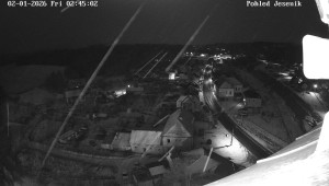 Obec Mikulovice - Pohled na Jeseniky - 2.1.2026 v 02:45 Obec Mikulovice - Pohled na Jeseniky - 2.1.2026 v 02:45