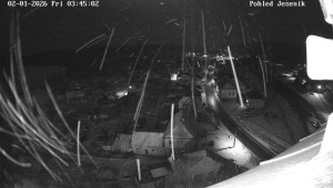 Obec Mikulovice - Pohled na Jeseniky - 2.1.2026 v 03:45 Obec Mikulovice - Pohled na Jeseniky - 2.1.2026 v 03:45