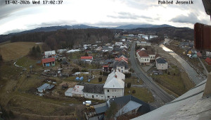 Obec Mikulovice - Pohled na Jeseniky - 11.2.2026 v 17:02