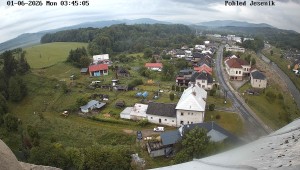Obec Mikulovice - Pohled na Jeseniky - 1.6.2026 v 04:45